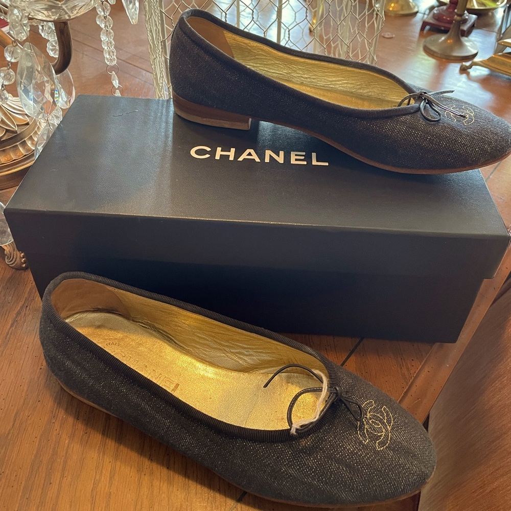Chanel Denim Y2K ballet flats